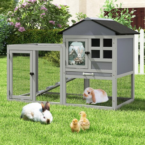 Tier rabbit hutch - 48'',