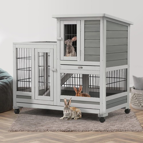 Rabbit hutch pet house - house, for